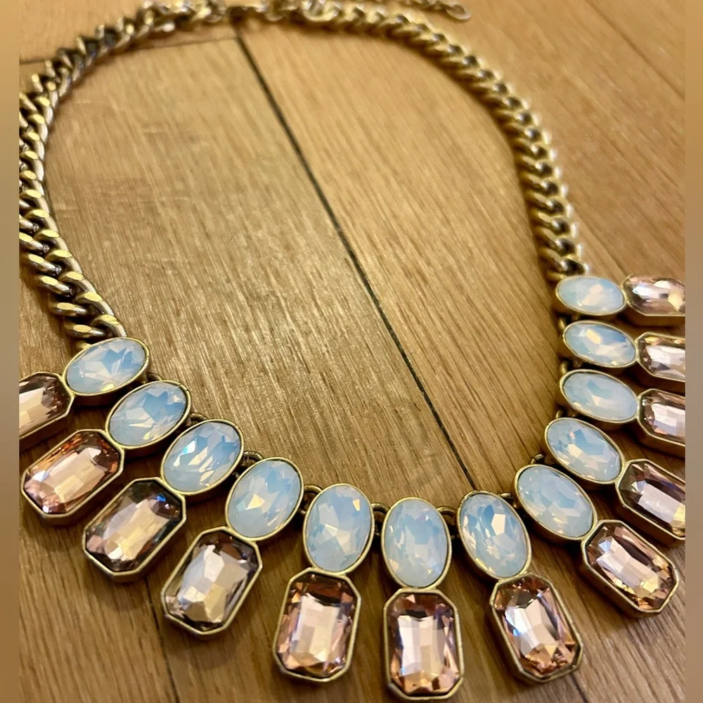 JCrew Two-tone Statemenr Necklace - Picture 1 of 4